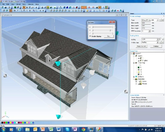 Scale your house, ready for 3D printing!