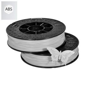 2 x 500g reels Breathless Gray UP ABS Pastel Filament (1 kg)