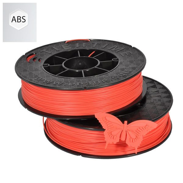 2 x 500g reels Fiery Coral UP ABS Pastel Filament (1 kg)