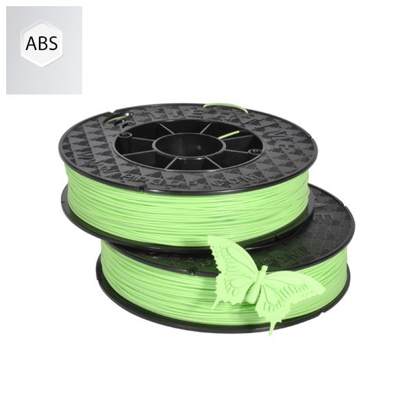 2 x 500g reels Minty Green UP ABS Pastel Filament (1 kg)