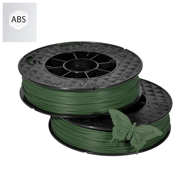 2 x 500g reels Treetop Green UP ABS Pastel Filament (1 kg)