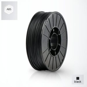 2 x 500g reels Black UP ABS+ Premium Filament (1 kg)