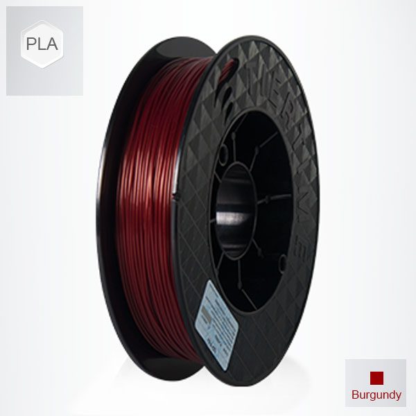 2 x 500g reels Burgundy Red UP PLA Filament (1 kg)